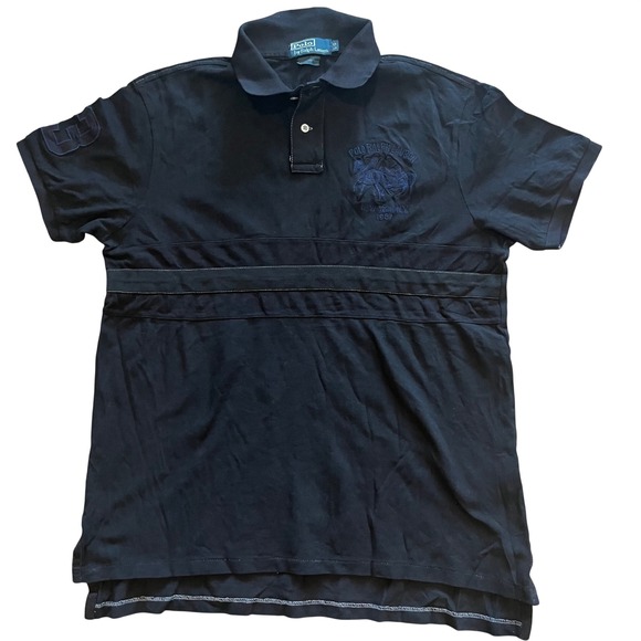 Polo by Ralph Lauren Other - Polo Ralph Lauren Mens Black Custom Fit Short Sleeve Polo Shirt Large Crest 3